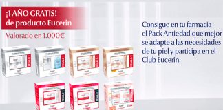 Consigue 1 año gratis de producto Eucerin Consigue 1 año gratis de producto Eucerin