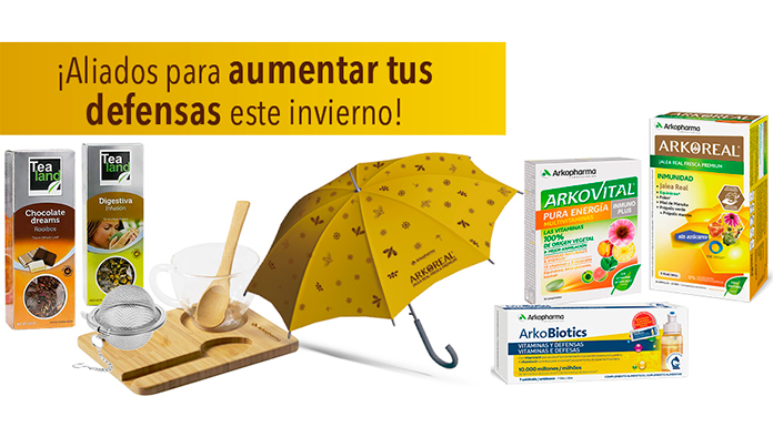 Consigue un kit para aumentar las defensas con Arkopharma