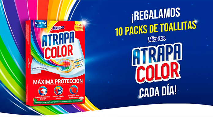 En Tu Casa Club regalan 10 packs Micolor Toallitas Atrapacolor cada día