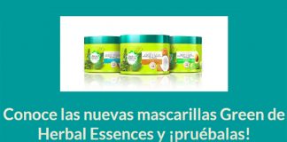 Gana un pack de mascarillas Green de Herbal Essences