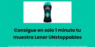 Muestras gratis de Lenor UNstoppables con Próxima a ti Muestras gratis de Lenor UNstoppables con Próxima a ti