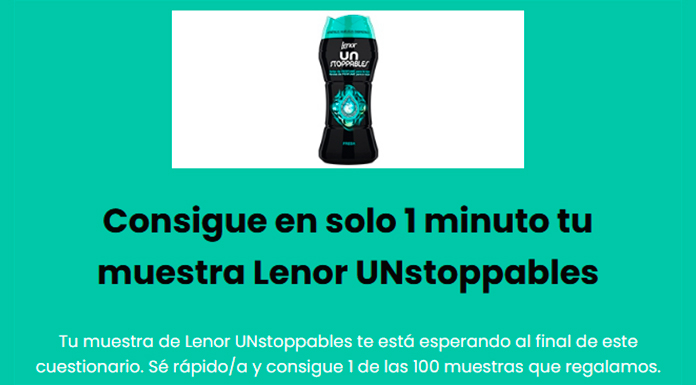 Muestras gratis de Lenor UNstoppables con Próxima a ti