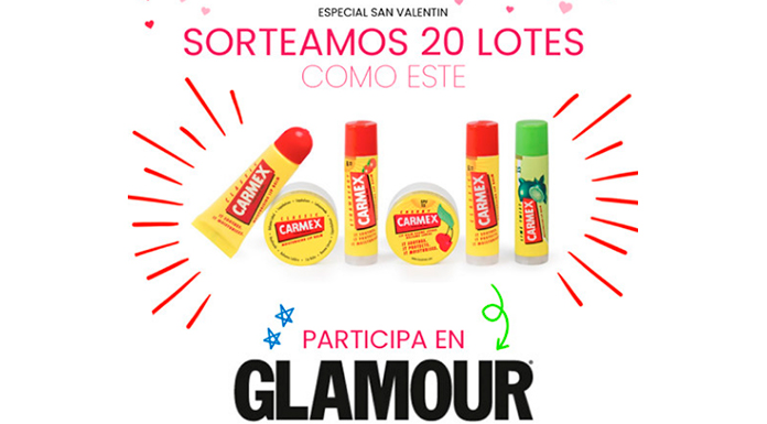 Sortean 20 lotes Carmex en Glamour