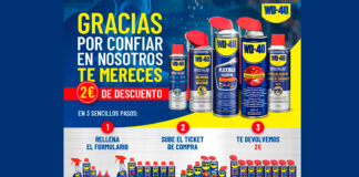 2 euros de descuento con WD-40 2 euros de descuento con WD-40