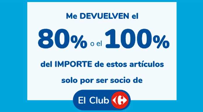 Devuelven el 100 % en compras Carrefour