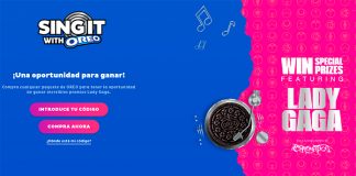 Gana premios Lady Gaga con Oreo Gana premios Lady Gaga con Oreo