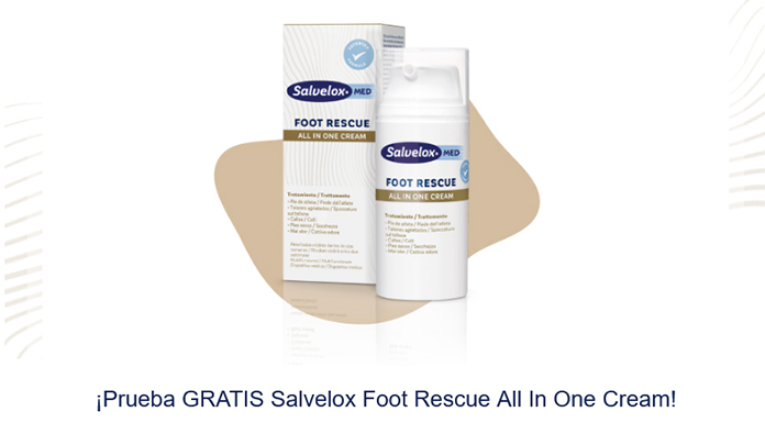 Gratis Salvelox Foot Rescue All In One Cream