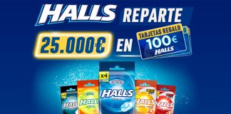 Halls reparte 25.000 euros en tarjetas regalo Halls reparte 25.000 euros en tarjetas regalo