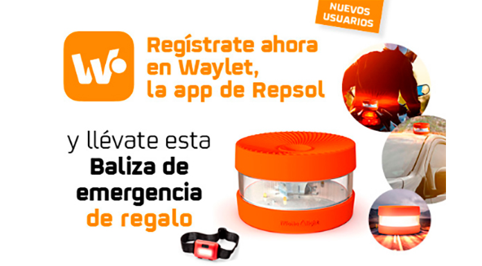 Llévate gratis una baliza de emergencia con Waylet