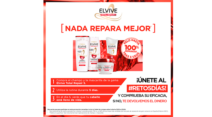 Reembolso de Elvive Total Repair 5