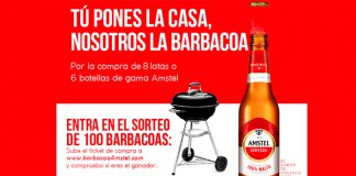 Sorteo de 100 barbacoas con Amstel Sorteo de 100 barbacoas con Amstel