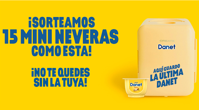 Sorteo de 15 mini neveras de Danone