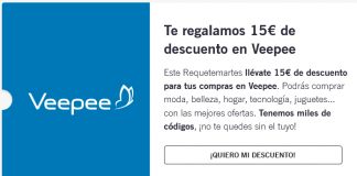 Yoigo te regala 15 € de descuento en Veepee Yoigo te regala 15 € de descuento en Veepee