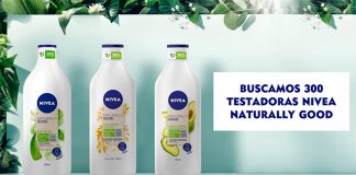 Buscan 300 testadoras Nivea Naturally Good Buscan 300 testadoras Nivea Naturally Good