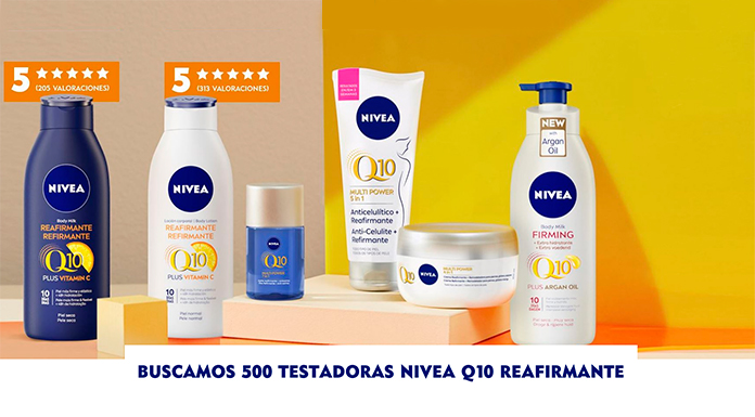 Buscan 500 testadoras de Nivea Q10 Reafirmante