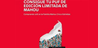 Consigue un puf de Edición Limitada de Mahou Consigue un puf de Edición Limitada de Mahou