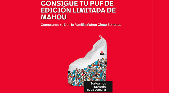 Consigue un puf de Edición Limitada de Mahou