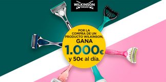 Gana 1.000 euros con Wilkinson Gana 1.000 euros con Wilkinson