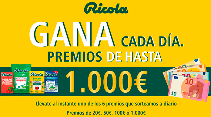 Gana hasta 1.000 euros con Ricola