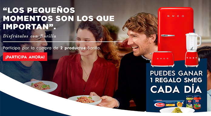 Gana un regalo Smeg con Barilla