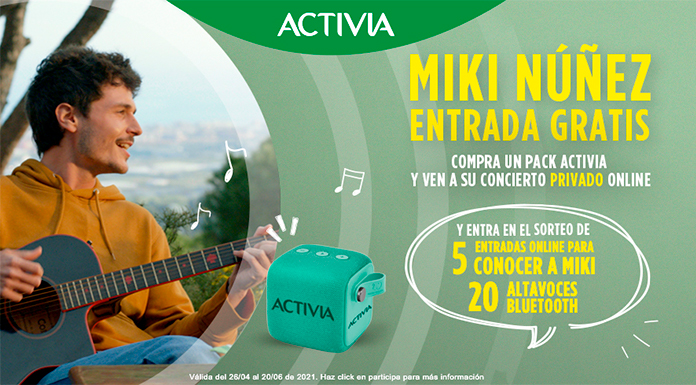 Llévate una entrada gratis al concierto de Miki Núñez