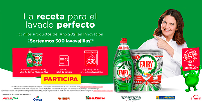 Sorteo de 500 lavavajillas con Fairy