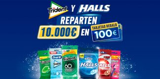 Trident y Halls reparten 10.000 euros Trident y Halls reparten 10.000 euros