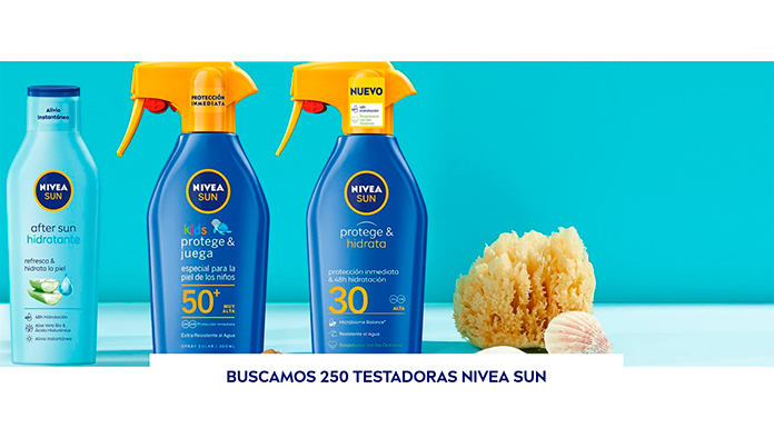 Buscan 250 Testadoras de Nivea Sun