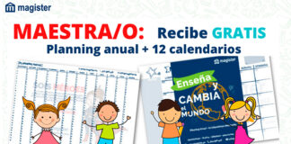 Gratis planning anual + 12 calendarios con Magister Gratis planning anual + 12 calendarios con Magister