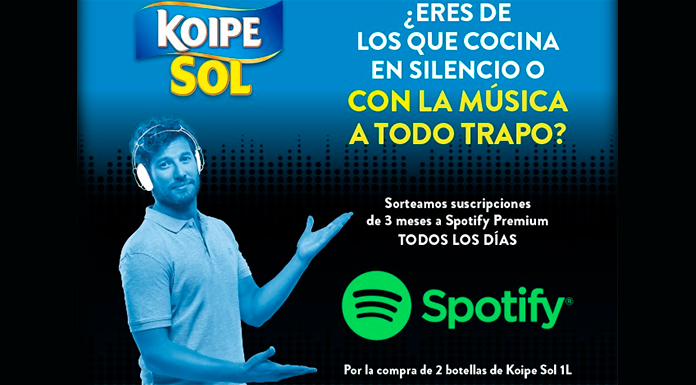 Gratis Spotify Premium con Koipe Sol