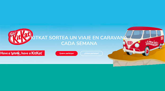 KitKat sortea viajes en caravana