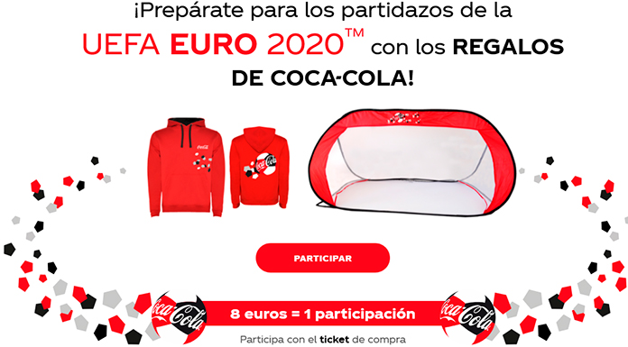 Regalos UEFA EURO 2020 de Coca Cola