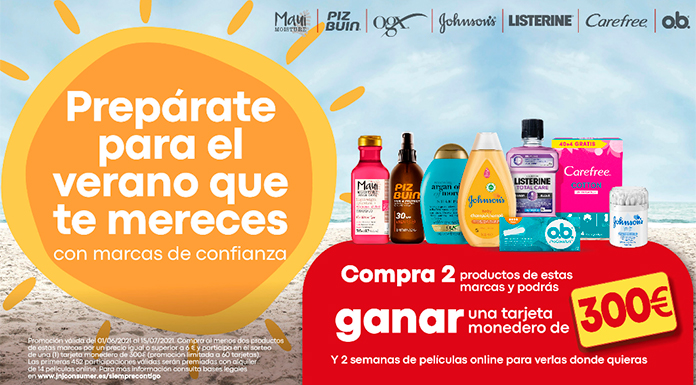 Sorteo de tarjetas monedero de Johnson & Johnson