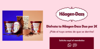 Reembolsos en Häagen-Dazs Duo Haagen Dazs Duo 2 Euros