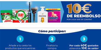 10 euros de reembolso en Amazon