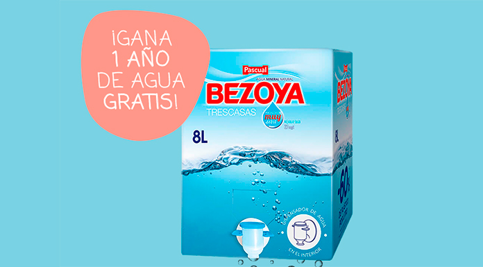 Gana 1 año de agua Bezoya gratis