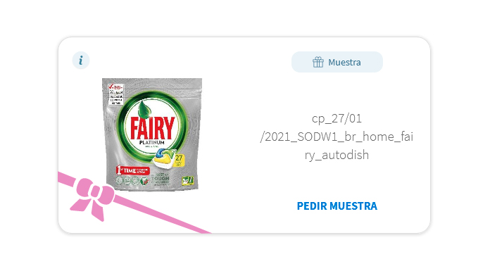 Muestras Gratis de Fairy Platinum