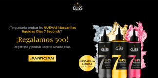 Regalan 500 mascarillas líquidas Gliss 7 Seconds Regalan 500 mascarillas líquidas Gliss 7 Seconds