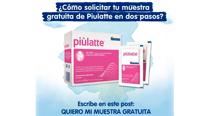 200 muestras gratis de Piùlatte