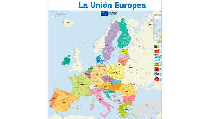 Mapa de Europa actualizado gratis