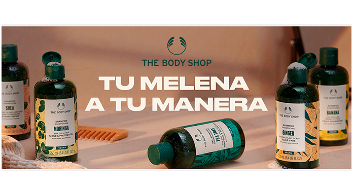 Sorteo de 5 lotes de productos con rutinas de cabello veganas The Body Shop