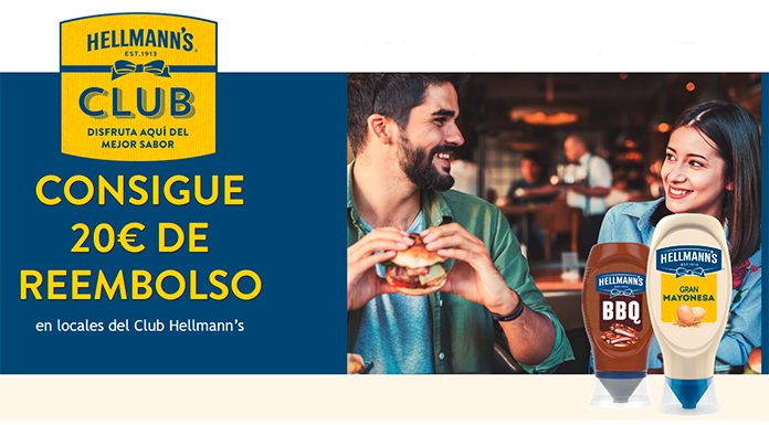 Gana 20 euros con Club Hellmann's