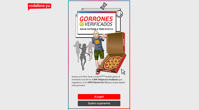 Gana una de las Telepizzas Medianas que regala Vodafone