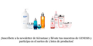 Muestras gratis de Genesis y sorteo de 5 lotes de productos con Kérastase Muestras gratis de Genesis y sorteo de 5 lotes de productos con Kérastase