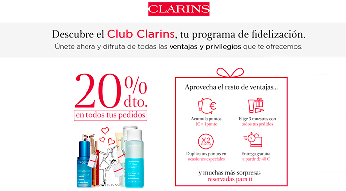 Ventajas y privilegios del Club Clarins