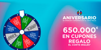 650.000 euros en cupones regalo El Corte Inglés 650.000 euros en cupones regalo El Corte Inglés