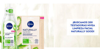 Buscan 200 testadoras Nivea Limpieza Facial Naturally Good Buscan 200 testadoras Nivea Limpieza Facial Naturally Good
