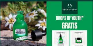 Gratis muestras de Drops of Youth de The Body Shop Gratis muestras de Drops of Youth de The Body Shop