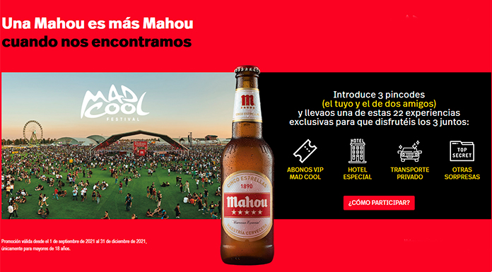 Mahou sortea 22 experiencias