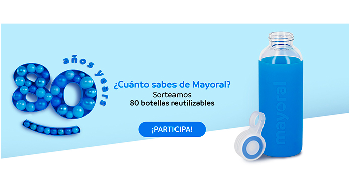 Mayoral sortea 80 botellas reutilizables